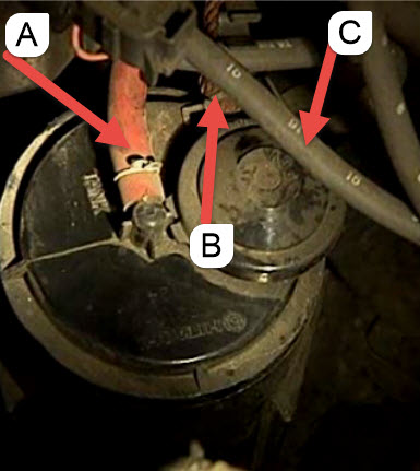 how to test purge valve without vacuum pump