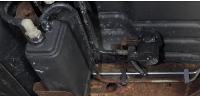 evap under vehicel